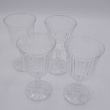 Series of 4 stemware