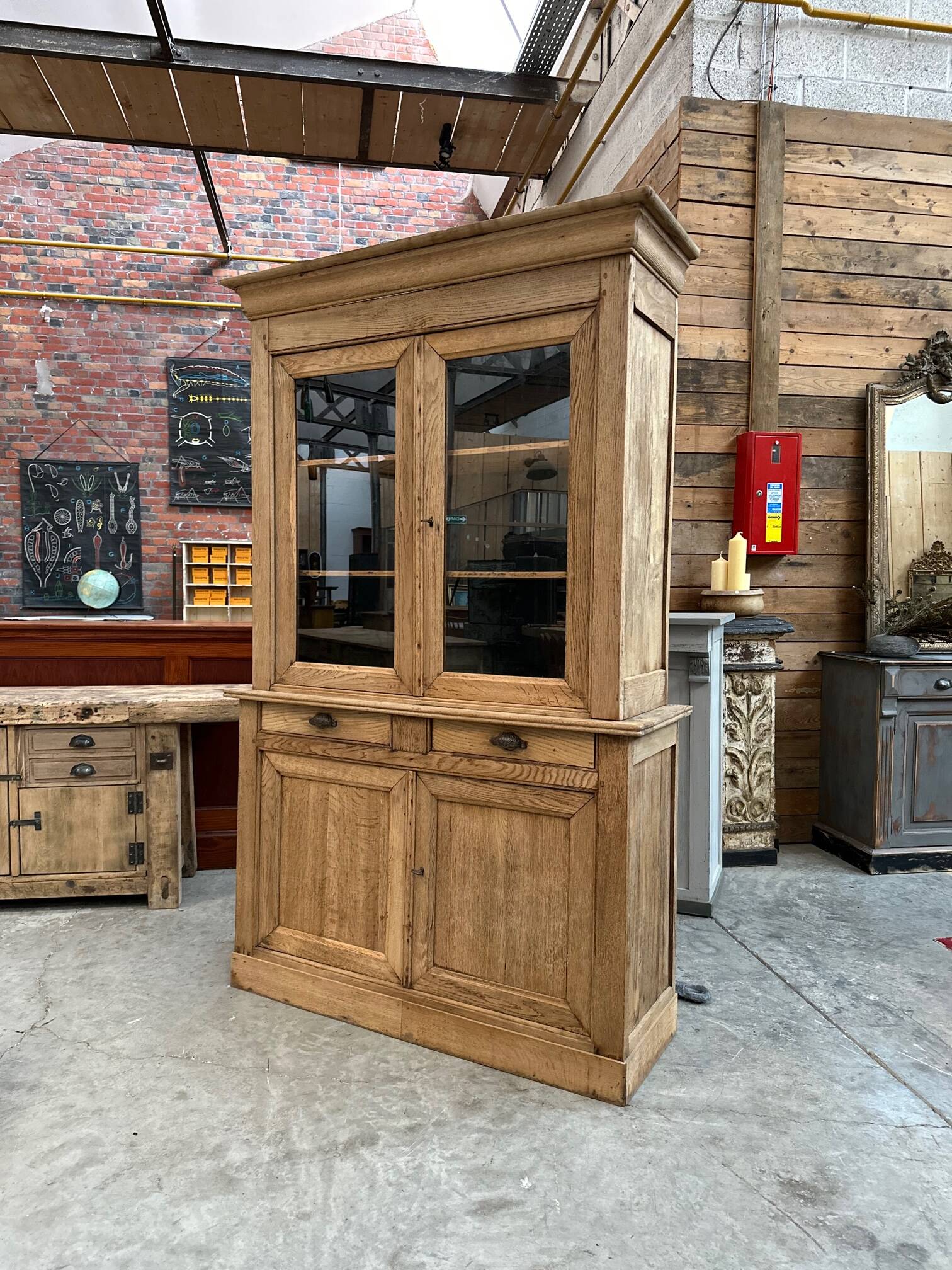 Late 19th century dresser in solid oak