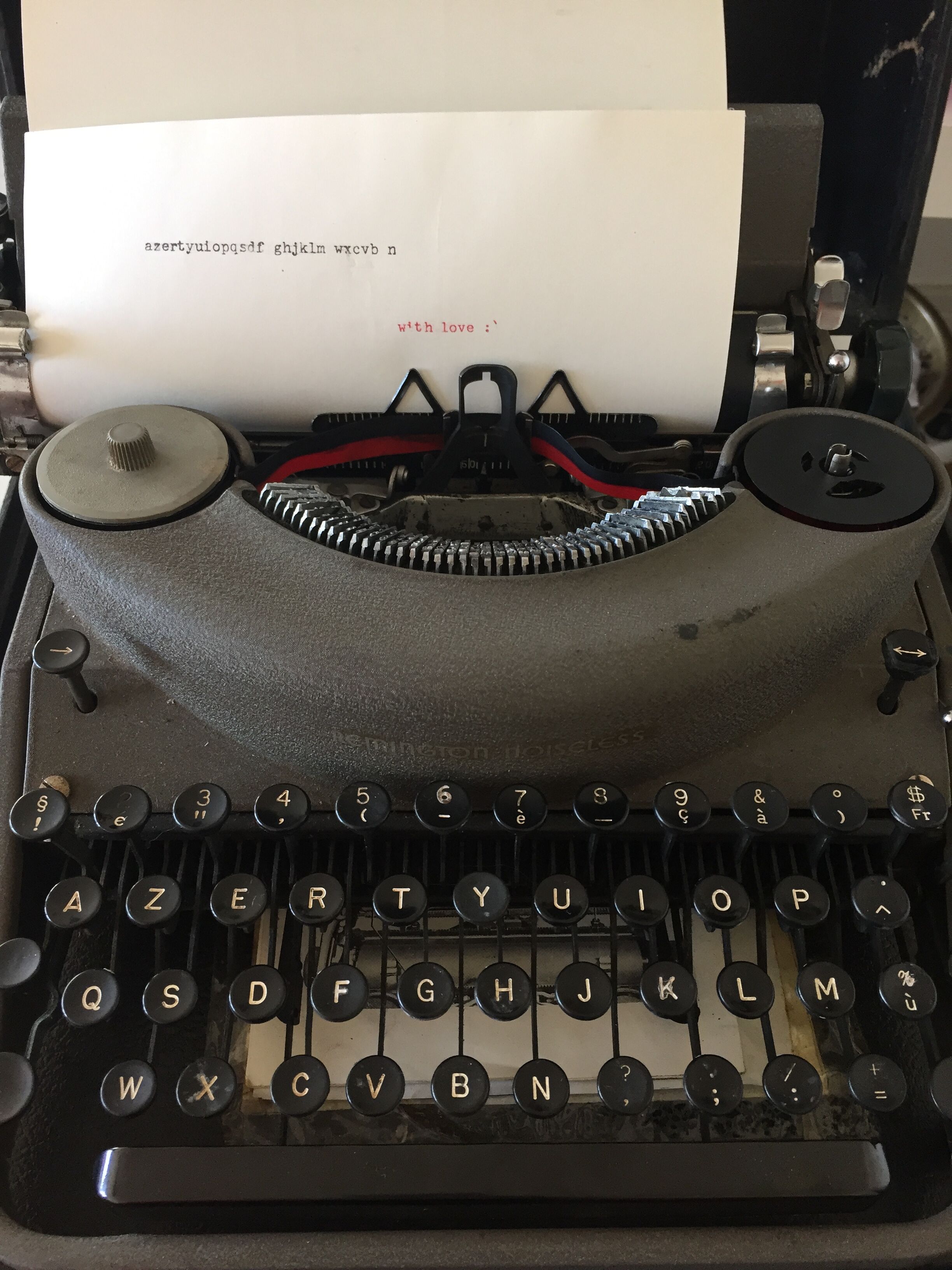 Typewriter Remington Noiseless 1930