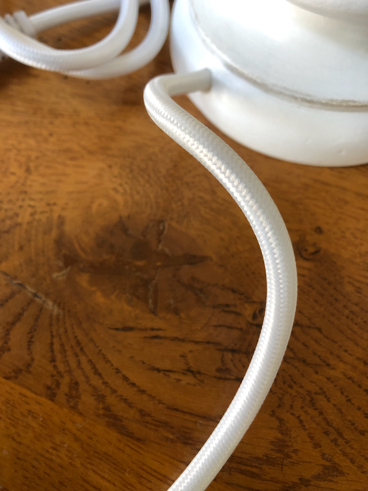 Opaline vintage bedside lamp