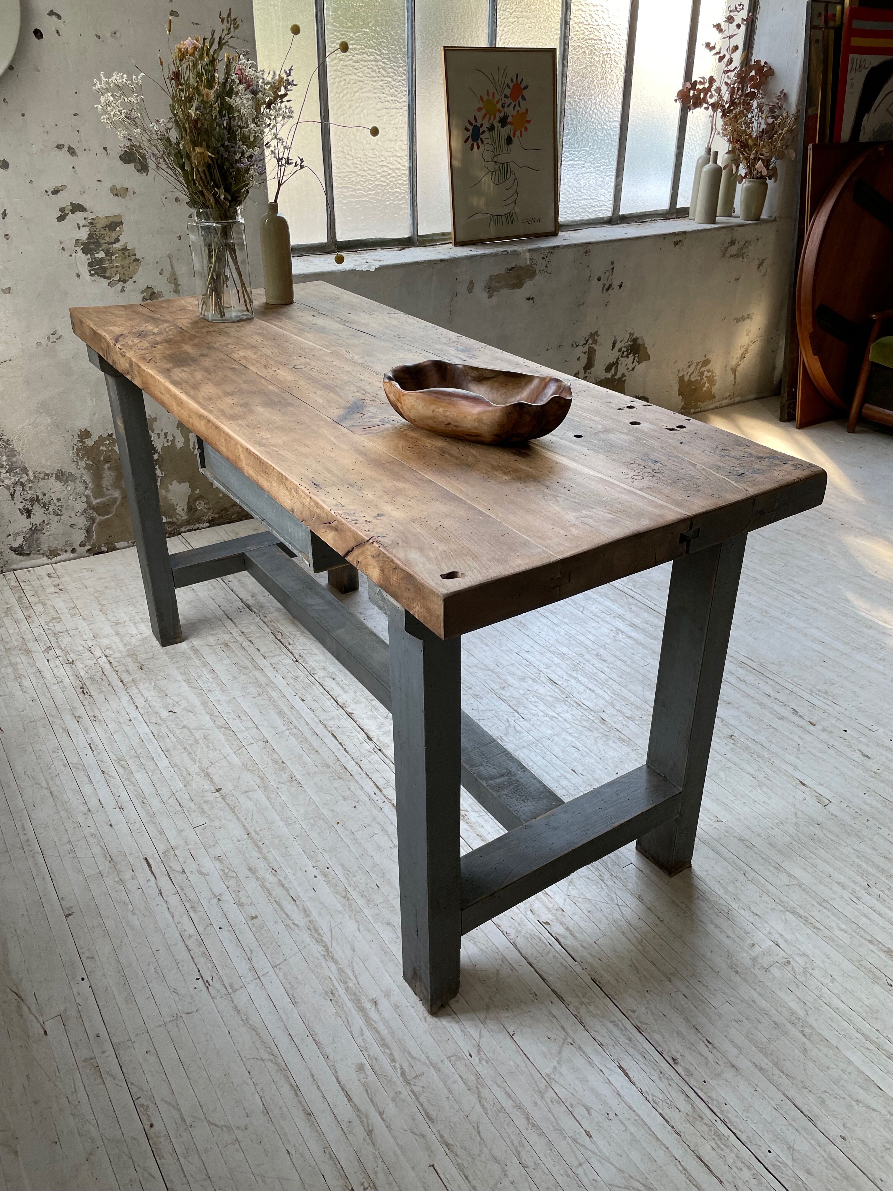 Established central island beech solid 170cm