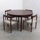 Round to oval extendable dining set by Alfred Hendrickx for Belform, 1960s