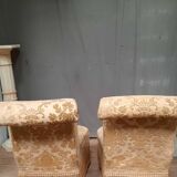 Paire de chaise "crapaud"