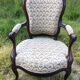 Paire de fauteuils style Louis XV en palissandre