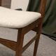 Chaise scandinave vintage en teck