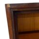 Vintage wooden shallow shelf/display case/bookcase