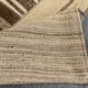 5x8 Cream & Beige Mid Century Modern Kilim Rug, 167x234Cm