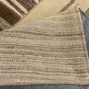 5x8 Cream & Beige Mid Century Modern Kilim Rug, 167x234Cm
