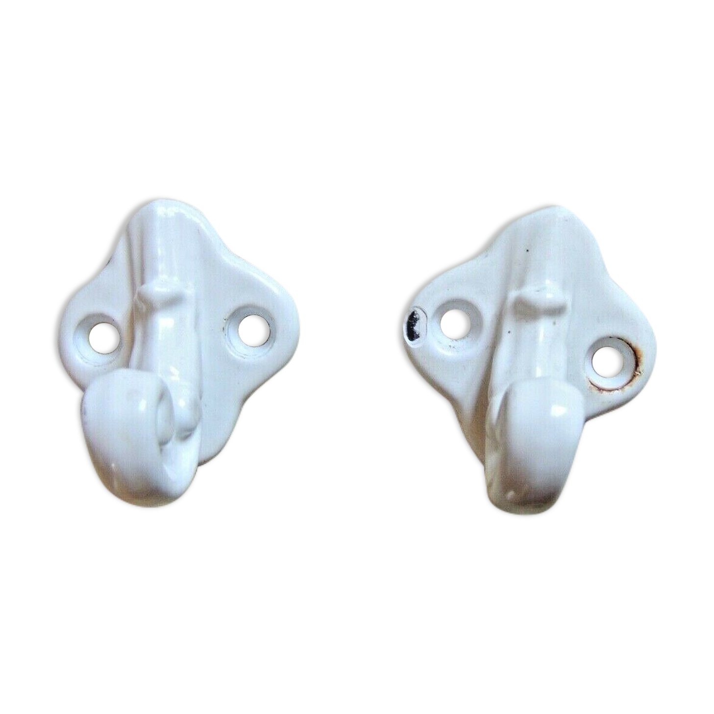 2 hooks Torch Holder Enamelled towel