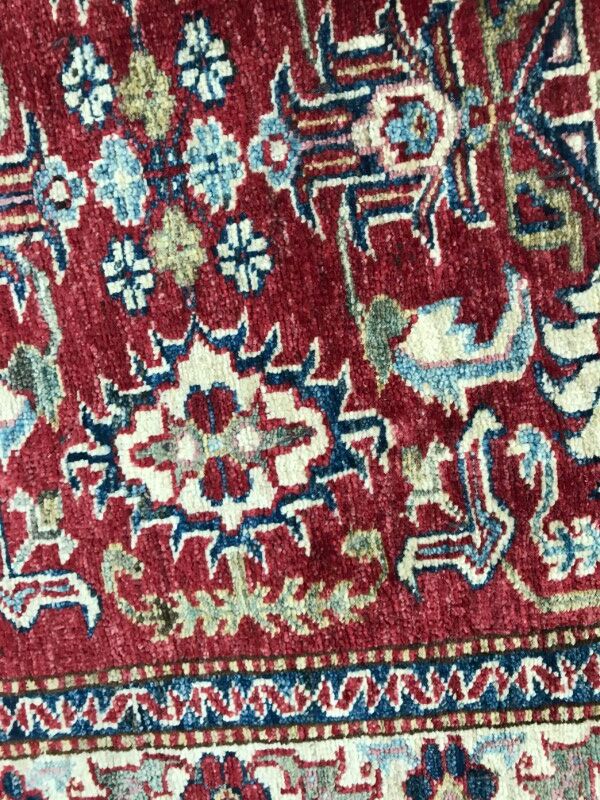 Carpet vintage Chobi Afghan done hand 92 X 116 CM