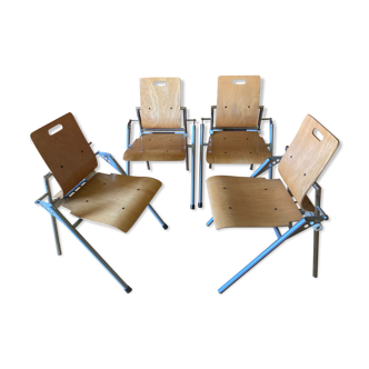 Set of 4 chairs Xavier Mategot