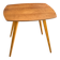 Table d'appoint vintage en bois et pieds compas