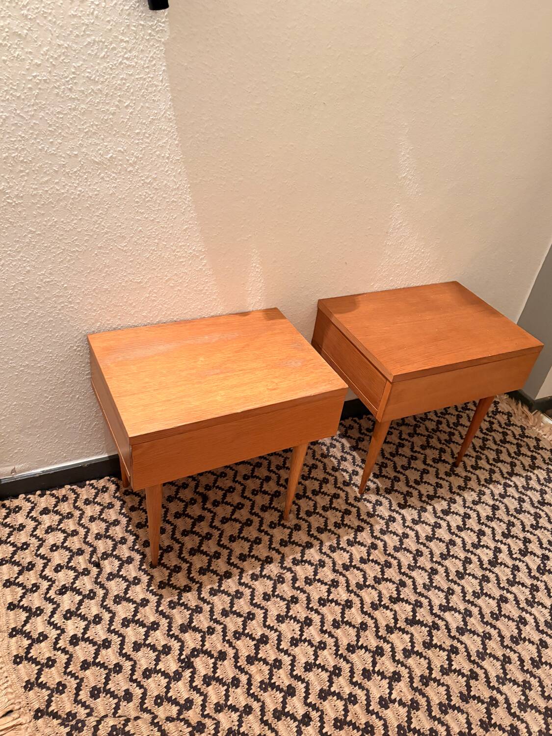 Pair of bedside tables, 1960s
