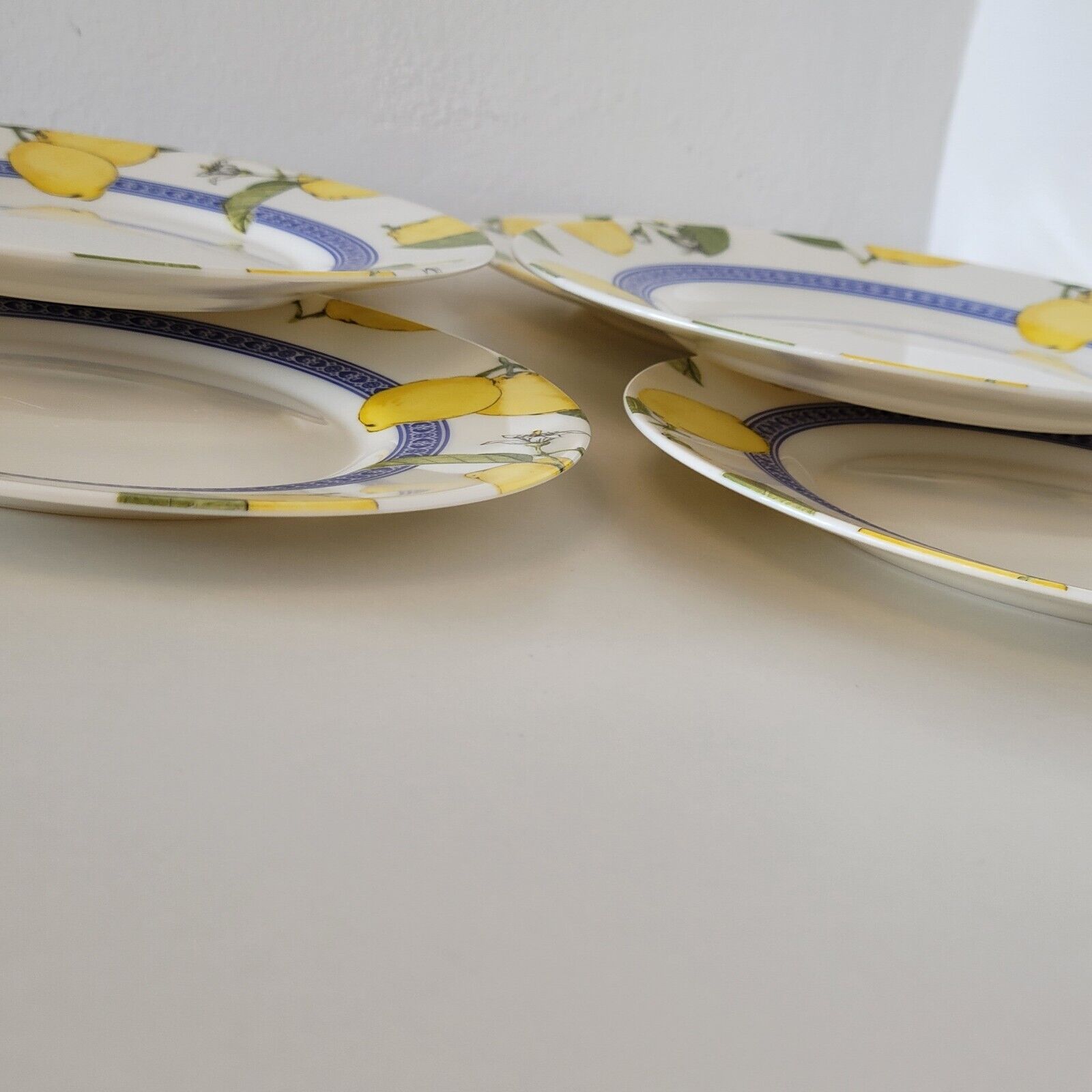 Arcopal Valencia 6 small flat plates décor lemons
