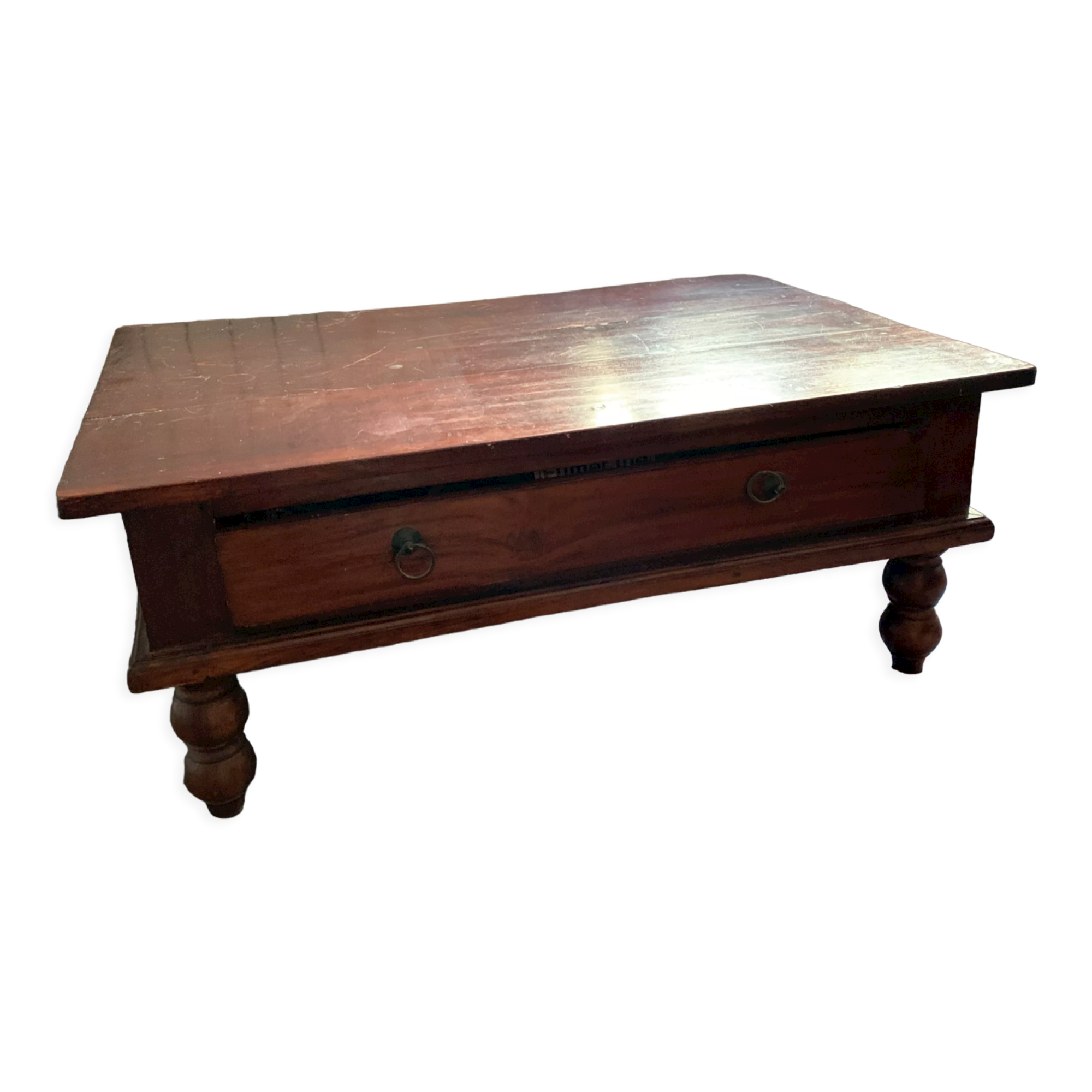 Solid wood coffee table