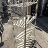 4 Tier Wrought Iron Folding Shelf Unit