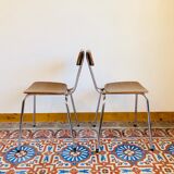 Pair of chairs in formica