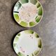Green chromatic dessert plate no. 2