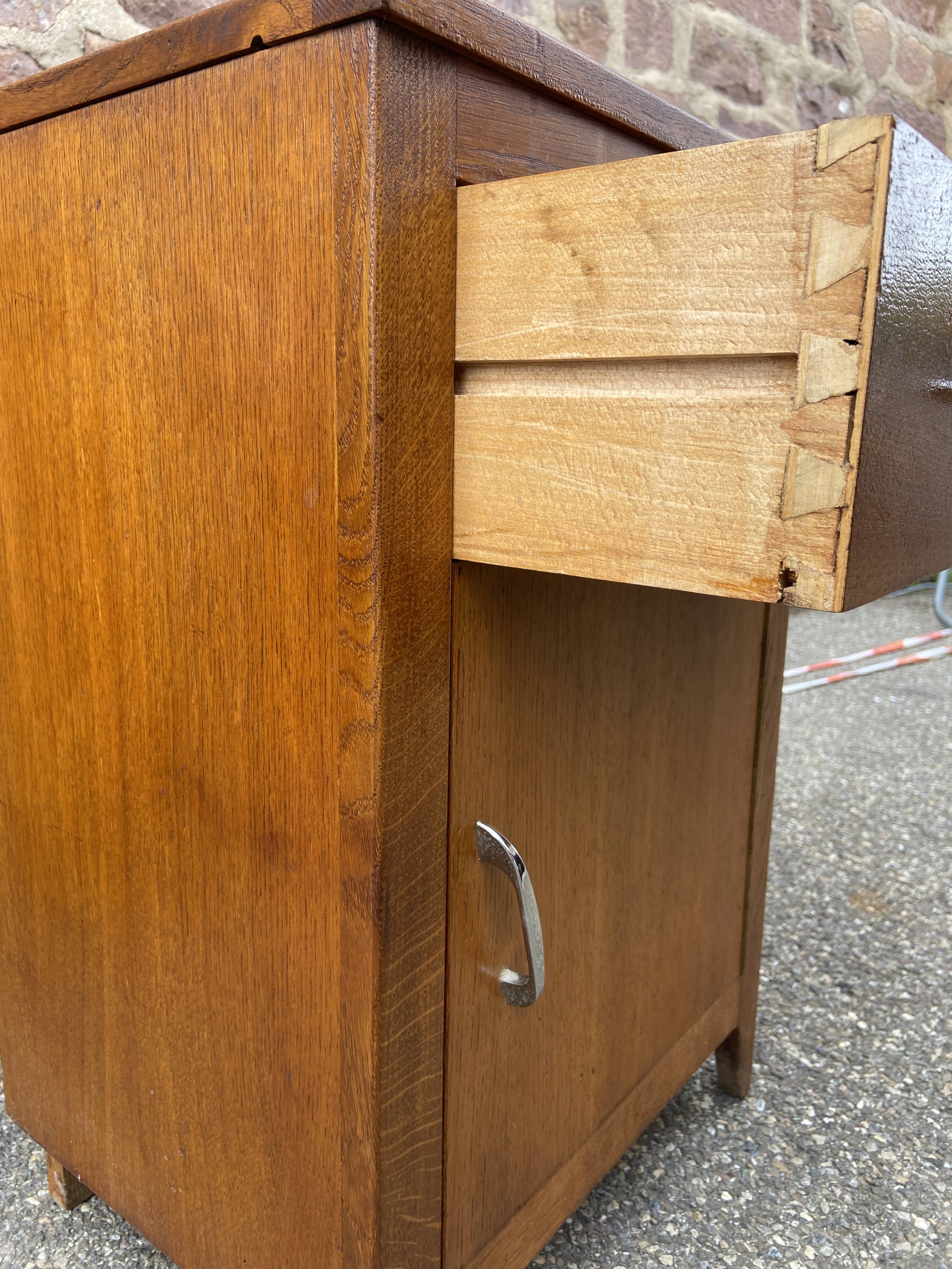 Amazing Pair of Scandinavian Bedside Tables Mid Century Style VI