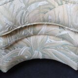 70's Swedish corner sofa with jungle design embroidery