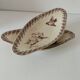 Two vintage U&C Sarreguemines Buffon model dishes