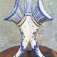 Quimper earthenware tricorn vase