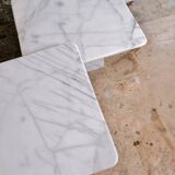 Set of 3 marble nesting coffee tables, Italy, 1980s