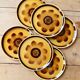 Vintage dessert plates faience Sarreguemines Digoin model Rimini