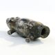 Figurative salt shaker, silver-plated brass, Germany, 19th century