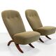 Ensemble de deux chaises Congo par Theo Ruth pour Artifort, 1960