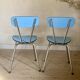 Vintage Blue Formica Chairs