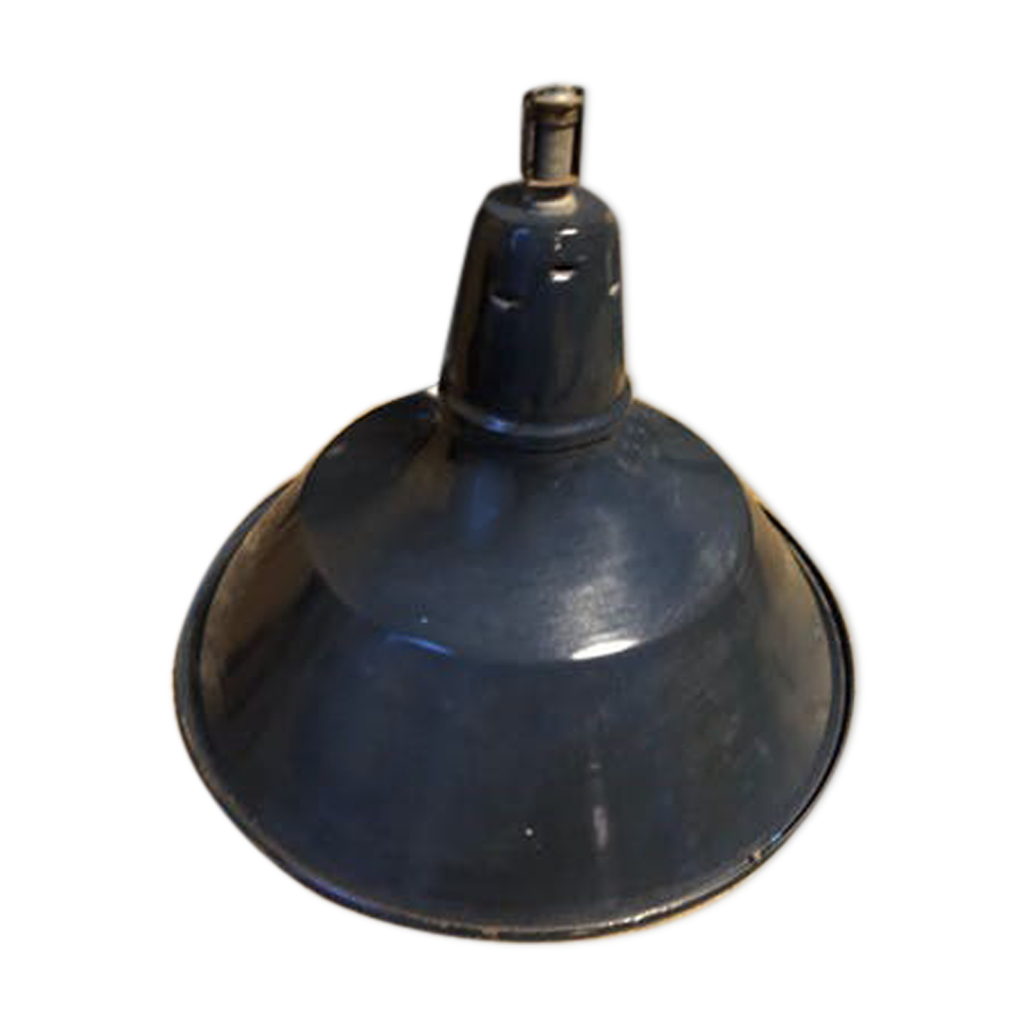 Blue workshop hanging lamp