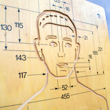 Decorative panel by Osvaldo Borsani for Tecno, 60s