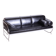 Bauhaus Sofa in Chromed Steel and Leather by Robert Slezák, Czech, 1930s