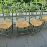 Set of 4 mulched chairs model Giverny