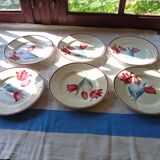 6 Terre de Fer flat plates
