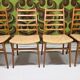Lot 4 chaises scandinave 1970"