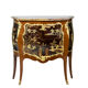 Louis XV style jumping chest of drawers, circa 1950