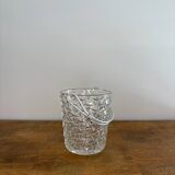 Glass ice bucket