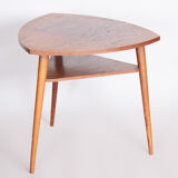 Mid century table, 1950s czechia - original condition beech and formica