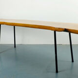 50s coffee table in solid cherry wood