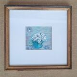 Table painting flower stamp