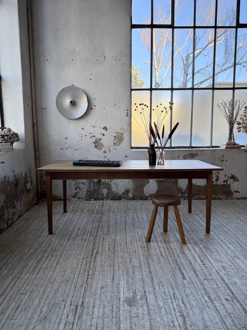 Oak farmhouse table 200cm