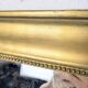 Louis-Philippe gold mirror with beaded moulding 62x92cm
