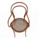 Vintage armchair in bentwood with canework, France ca. 1950