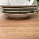 Set of 5 hollow porcelain plates