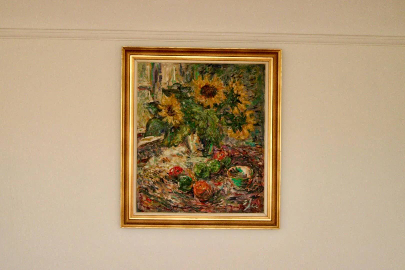 Still life with sunflowers by Gustaf Sjöö