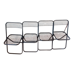 lot de 4 chaises pliables
