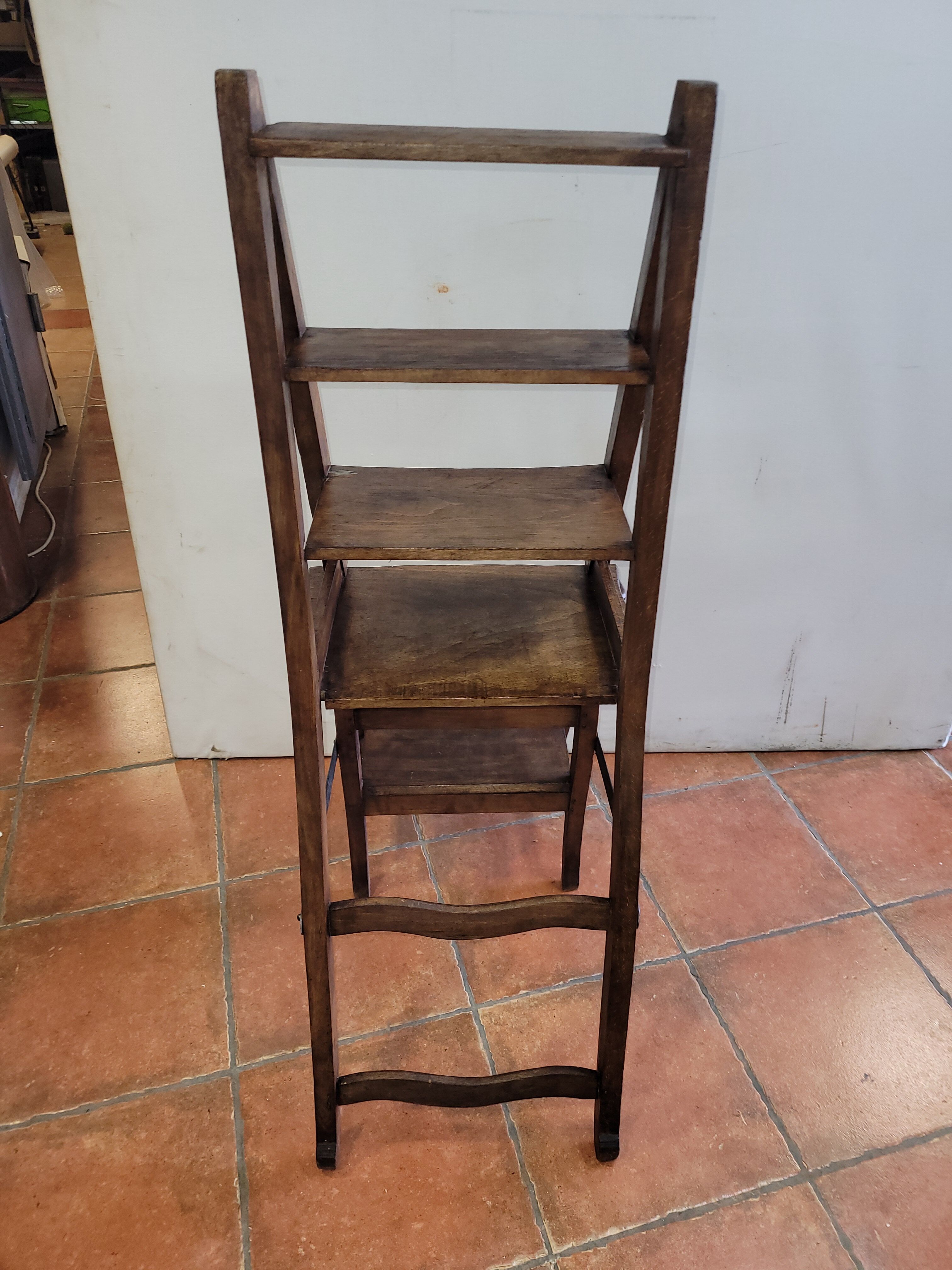 Antique stepladder chair