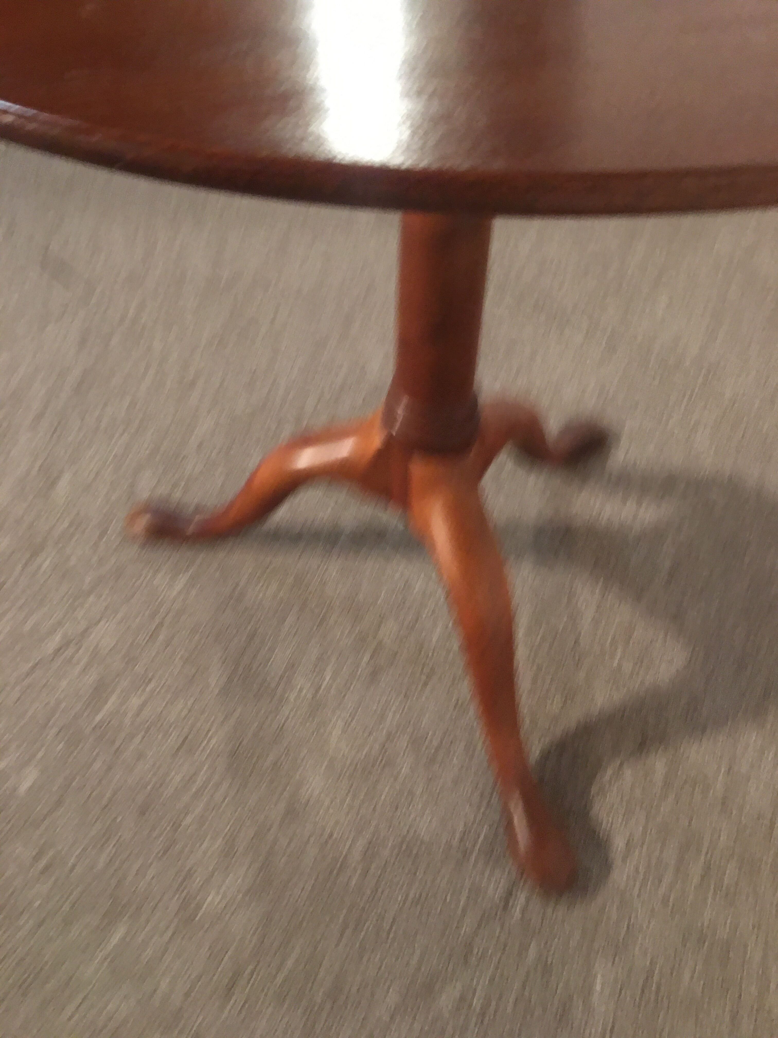 Mahogany side table